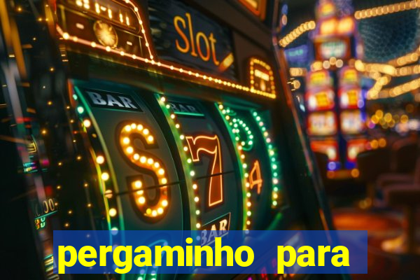 pergaminho para escrever dentro